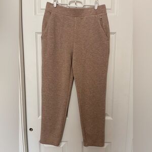 Chico’s Knit Stretch Pants Soft Pull-on Women’s Sz 1R (8 Regular Medium) Tan